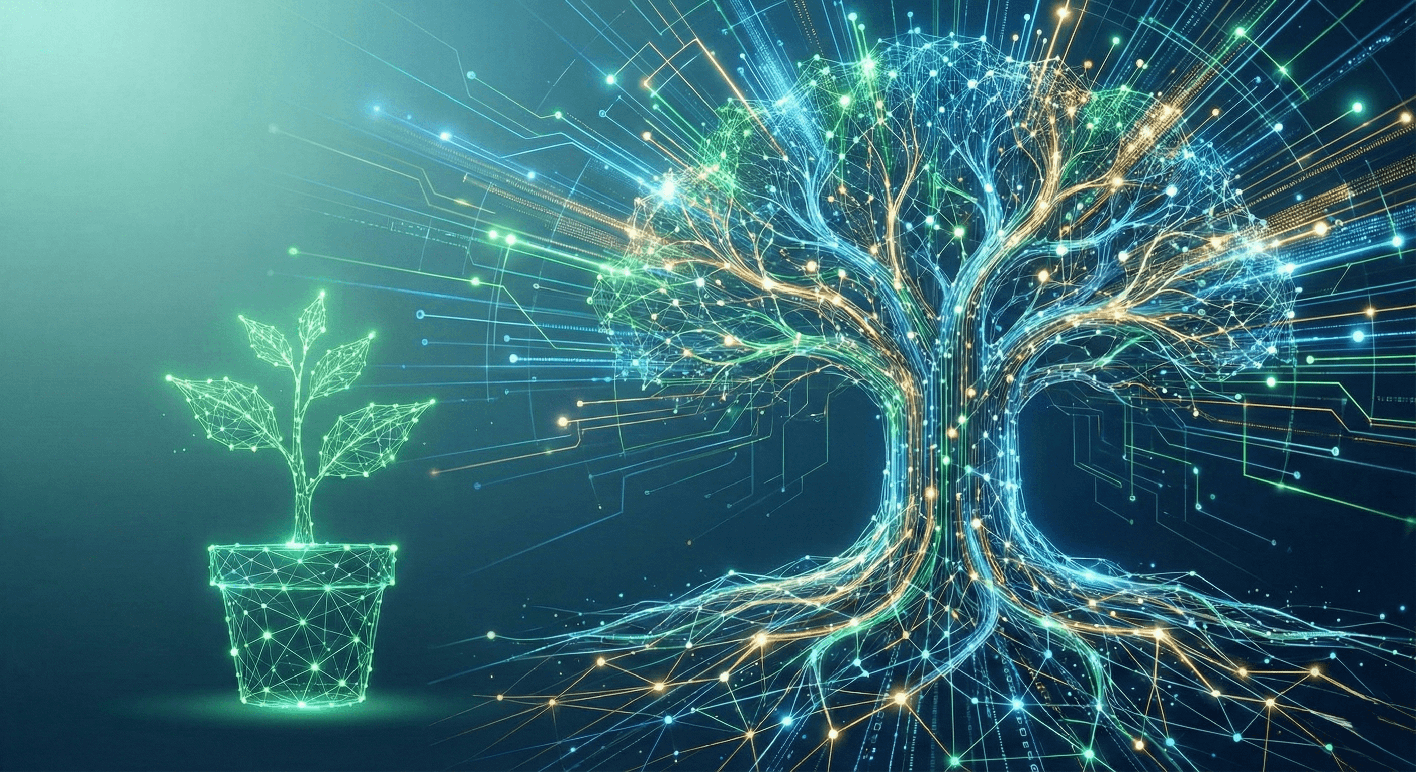 Illustratie van bedrijfsgroei en schaalbaarheid door software-oplossingen.