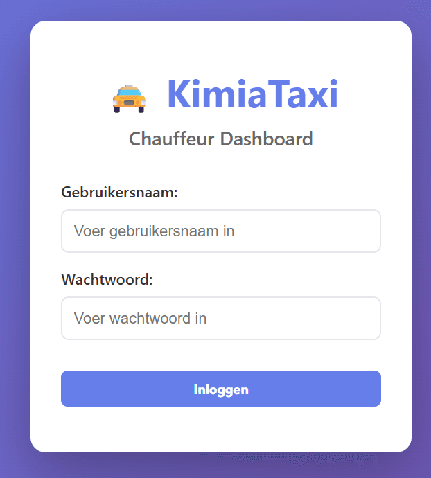 Taxi Reserverings screenshot